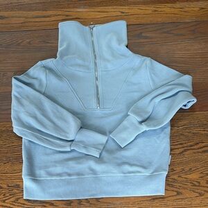 Varley women’s  Sky Blue Zip Up Sweater
